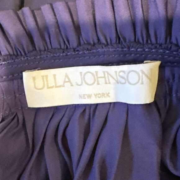 Ulla Johnson Lucy Size 6 Tiered Long Sleeve Blouse Viola Purple - Picture 6 of 12